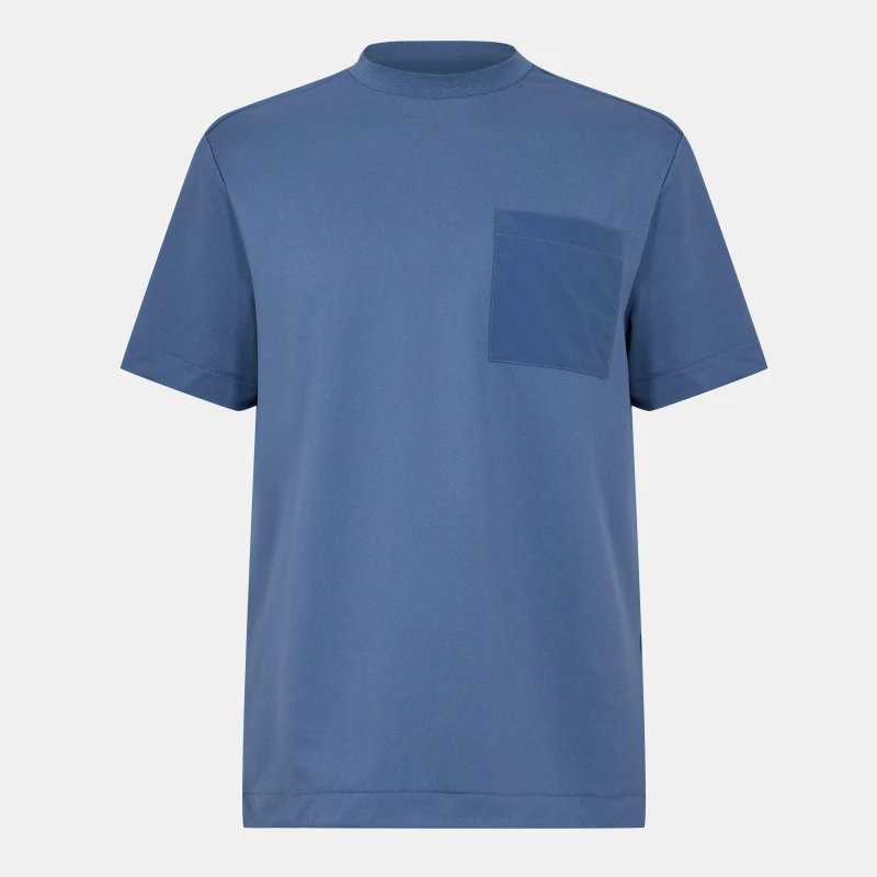 Image of Boss Mens HBB Taut 07 Short Sleeve T-Shirt Blue 425 male Medium