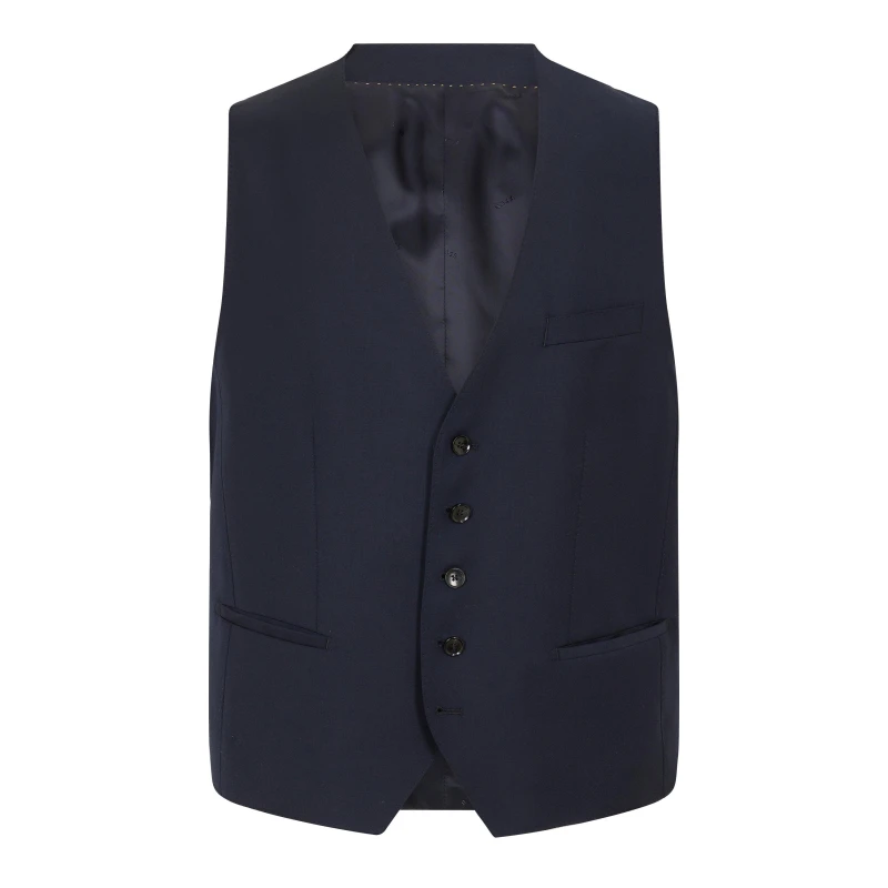Image of Boss Mens T-Harvers-Vest Blazer Navy male 44 (54)