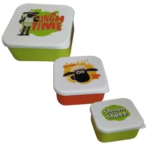 Image of Shaun The Sheep Set of 3 Lunch Boxes