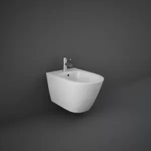 Image of Rak Feeling Wall Hung Bidet - Matt White