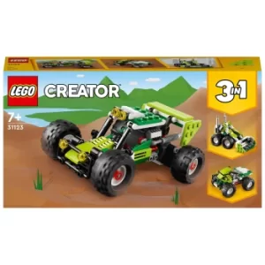 Image of LEGO Creator: 3in1 Off-road Buggy, Digger, Toy Car Set (31123)