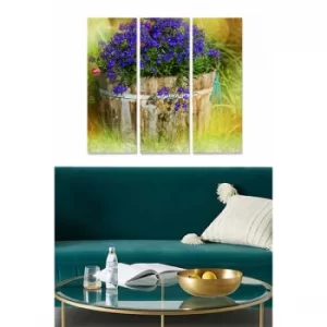 Image of MDF3094742 Multicolor Decorative MDF Painting (3 Pieces)