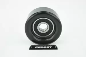 Image of FEBEST Tensioner Pulley 2287-D4CB Tensioner Pulley, v-ribbed belt HYUNDAI,KIA,CHEVROLET,H-1 Travel (TQ),H-1 Cargo (TQ),H-1 Kastenwagen (A1)