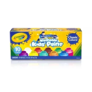Image of Crayola Washable Kids Paint 10 Pack