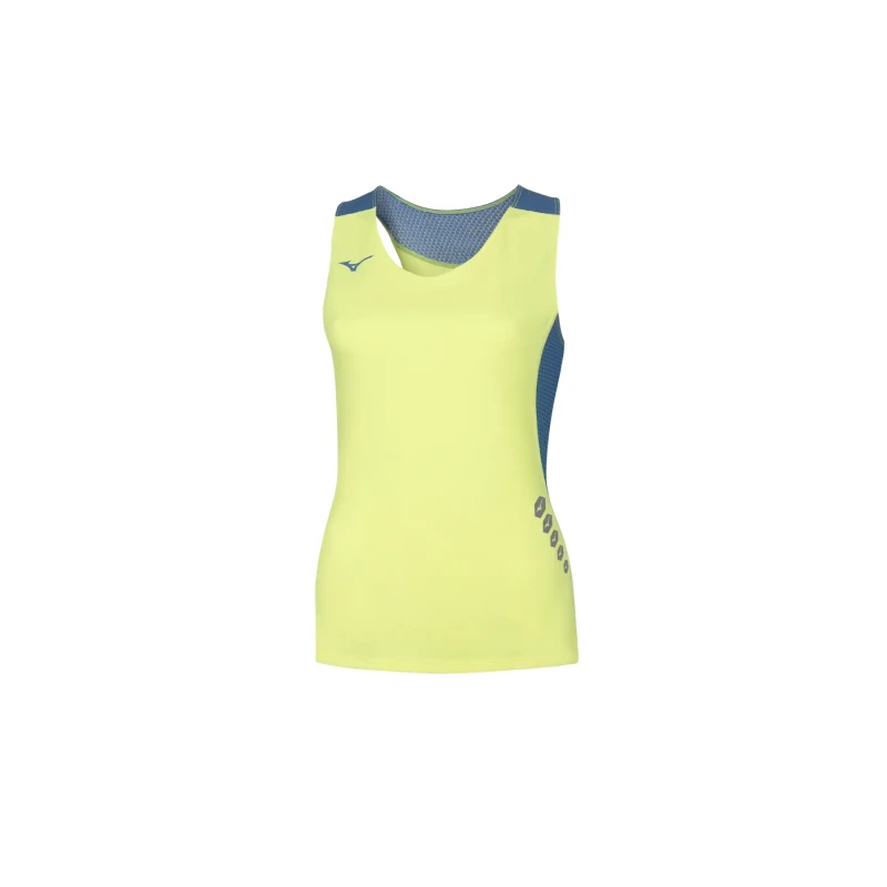 Image of Premium sleeveless womens T-Shirt Mizuno JPN Jaune Female S
