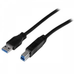 Image of StarTech 2m Certified SuperSpeed USB 3.0 A to B Cable