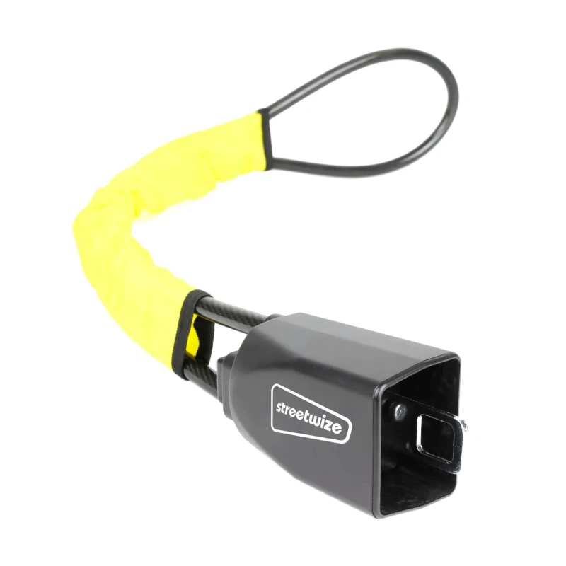 Image of Streetwize Anti-theft Steering Wheel Seat Belt Lock Car Tools One Size Yellow 39914613000