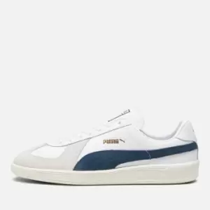 Image of Puma Mens Army Trainers - Puma White/Warm White/Dark Night - UK 10