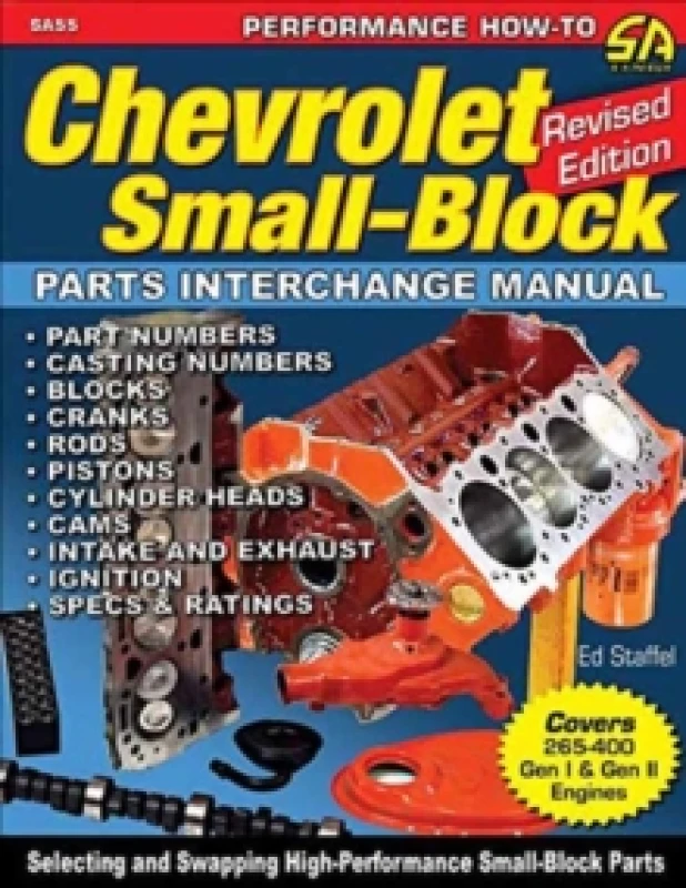 Image of Chevrolet Small Blocks Parts Interchange Manual : Revised Edition Paperback / softback