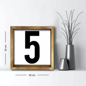 Image of 3030AHS-0108a Multicolor Decorative Framed MDF Painting