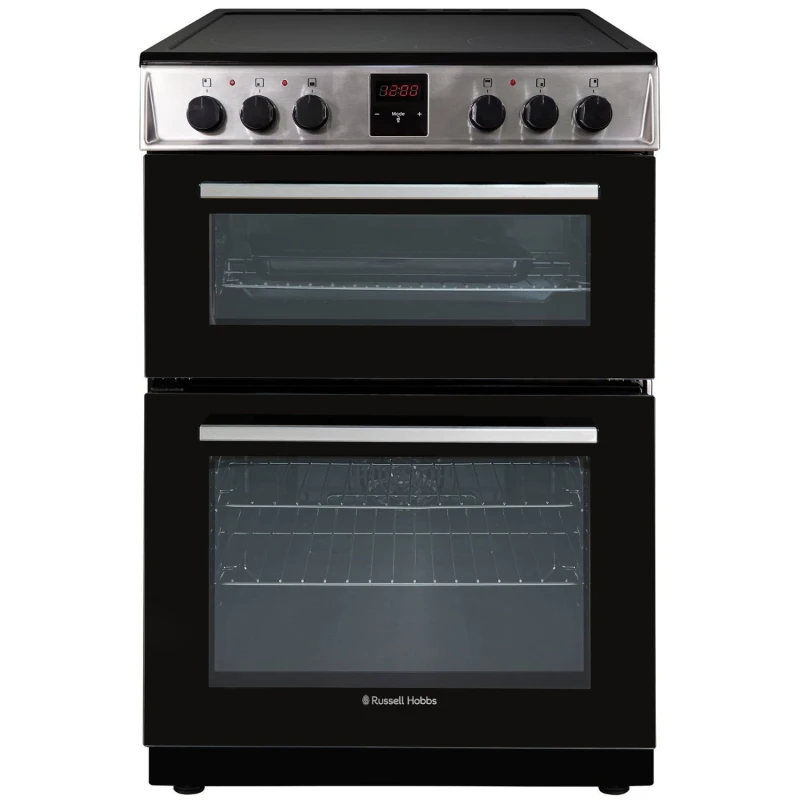 Image of Russell Hobbs RH60EDOEH6011SS 60cm Electric Cooker with Ceramic Hob - Stainless Steel - A/A Rated