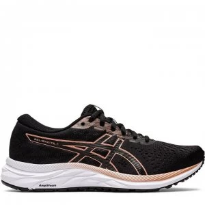 Image of Asics Gel Excite 7 Ladies Running Shoes - Black/Rose Gold