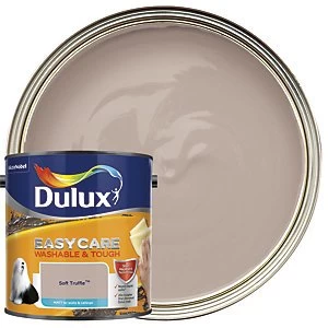 Image of Dulux Easycare Washable & Tough Soft Truffle Matt Emulsion Paint 2.5L