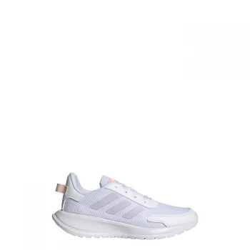 Image of adidas Tensaur Shoes Kids - Cloud White / Purple Tint / Va