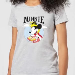 Image of Disney Mickey Mouse Queen Minnie Womens T-Shirt - Grey - S