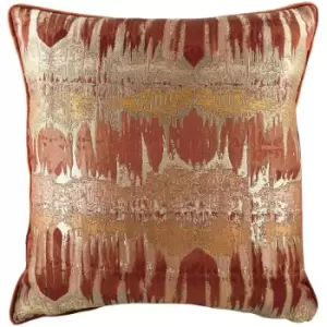 Image of Evans Lichfield Inca Cushion Cover (One Size) (Terracotta) - Terracotta