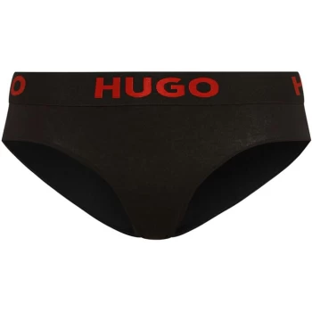 Image of Hugo Brief Sporty Logo 10241852 01 - Black
