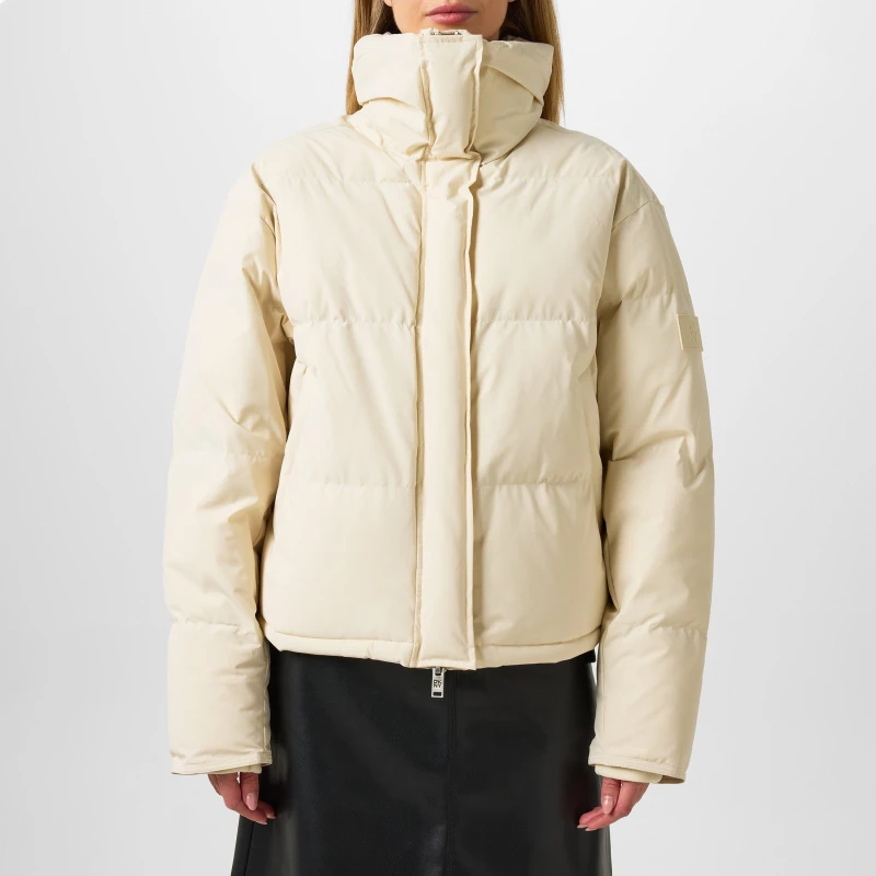 Image of DKNY Womens Cropped Short Puffer Jacket Talco female 8 (XS)