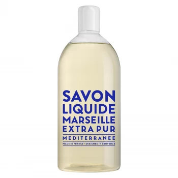 Image of Compagnie de Provence Liquid Marseille Soap 1L Refill (Various Options) - Mediterranean Sea