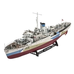 Image of Flower Class Corvette Military Ship Revell 1:144 Scale Model Kit