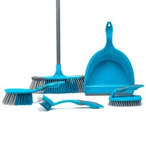 Image of Beldray 5 Piece Cleaning Set - Turquoise