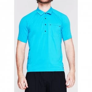 Image of Sugoi Coast Short Sleeve Top Mens - Glacier Blue2