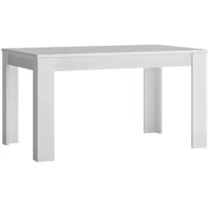 Image of Fribo extending dining table 140-180cm in White - Alpine White