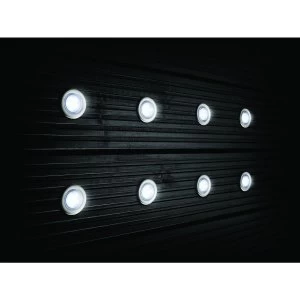Image of Wickes LED White Deck Lights 45mm - 3.2W
