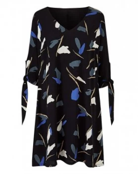 Image of I.Scenery V Neck Printed Dress