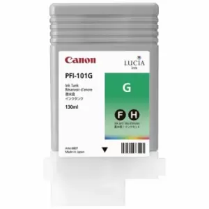 Image of Original Canon PFI-101G Green Ink Cartridge
