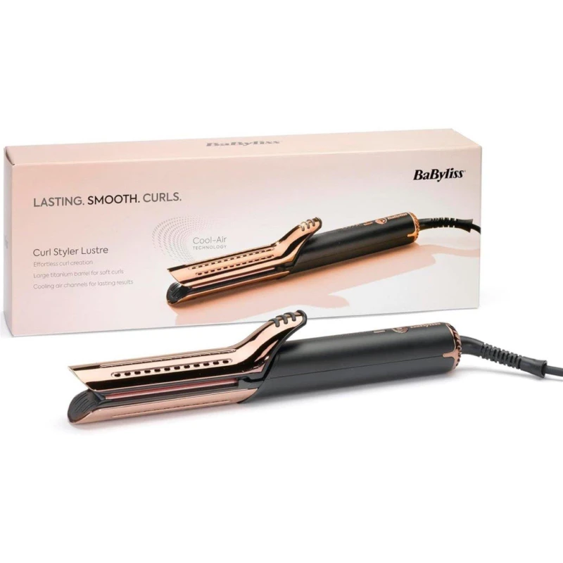 Image of Babyliss 38mm Curl Styler Lustre Hair Curler Hair Curlers One Size Multi 79076099000