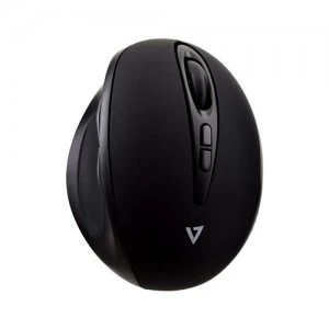 Image of V7 Wireless Ergonomic 7-Button/Adjustable DPI Mouse- MW400 - Black