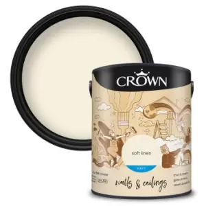 Image of Crown Breatheasy Soft Linen - Matt Emulsion Paint - 5L