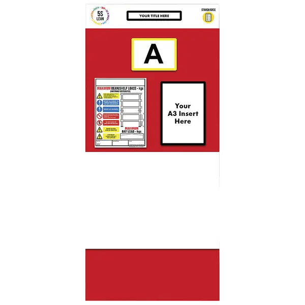 Image of whiteboard, HxW 2000 x 900 mm, whiteboard, HxW 2000 x 900 mm, red