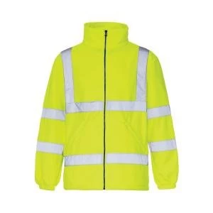Image of SuperTouch Small High Visibility Micro Fleece Jacket Polyester with
