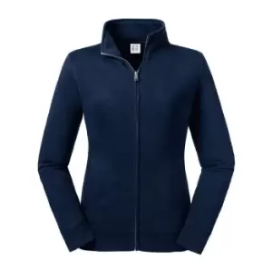 Image of Russell Womens/Ladies Authentic Sweat Jacket (S) (French Navy)