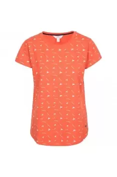 Image of Carolyn Short Sleeved Patterned T Shirt