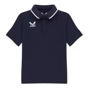 Image of Castore Short Sleeve Media Polo Shirt Junior Boys - Blue