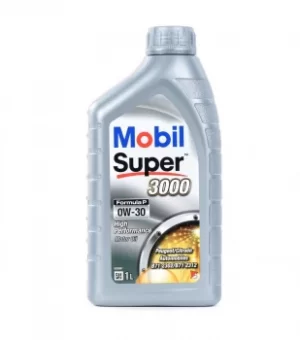Image of 6 x Mobil Super 3000 Formula P 0W-30 Synthetic 1L Engine Oil Lubricant 152170