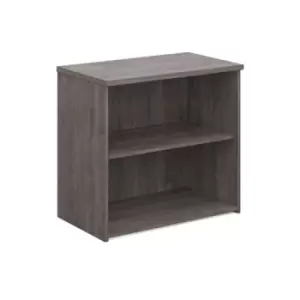 Image of Universal bookcase 740mm high with 1 shelf - grey oak