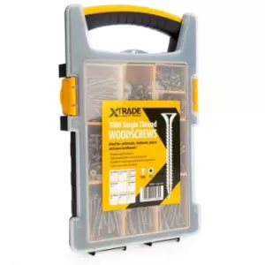 Image of XTrade X0800001 Mixed Single Thread PZ2 Woodscrews, Pack of 1000