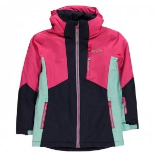 Image of Nevica Meribel Jacket Junior Girls - Navy/Pink