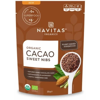 Image of Organic Sweet Cacao Nibs - 227g - 97995 - Navitas Organics