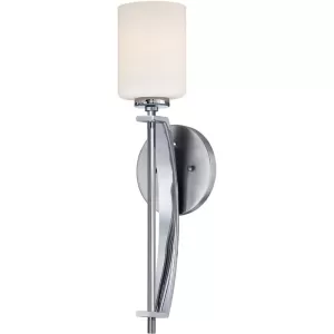 Image of Bathroom LED Wall Light Polished Chrome IP44