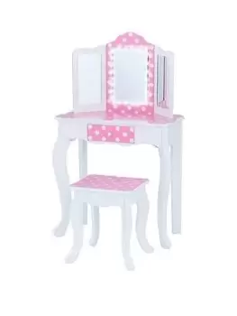 Image of Teamson Kids Fantasy Fields Vanity Set W LED Mirror