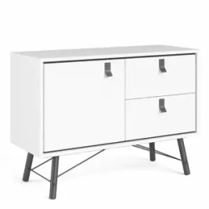 Image of Ry Sideboard With 1 Door And 2 Drawers Matt White