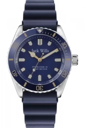 Image of Jack Wills Black Stone Watch JW019RBBL
