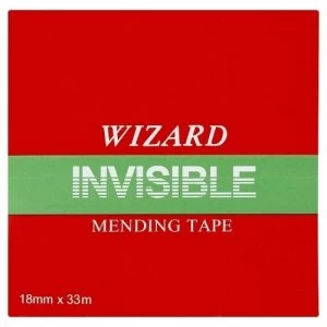 Image of Value Wizard Clear Invisable Tape 19mm X 33m PK8