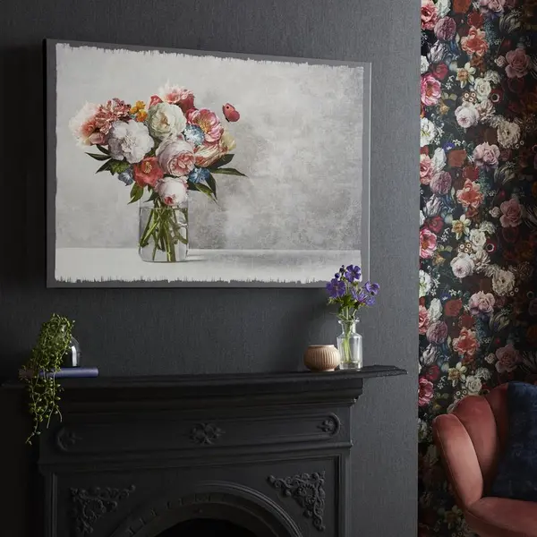 Image of ART FOR THE HOME Art For The Home - Bouquet Blooms Printed Canvas 114203