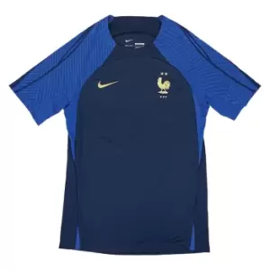 Image of 2022-2023 France Strike Dri-Fit Training Shirt (Navy)